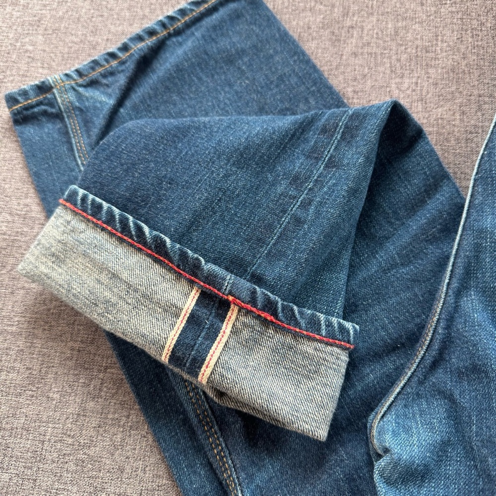 Raleigh Denim Jones Men’s Raw Selvedge Jeans Nihon Size 32 - Picture 5 of 11